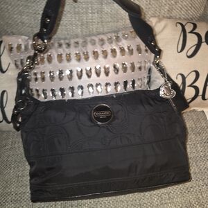 Coach Black Shoulder Bag